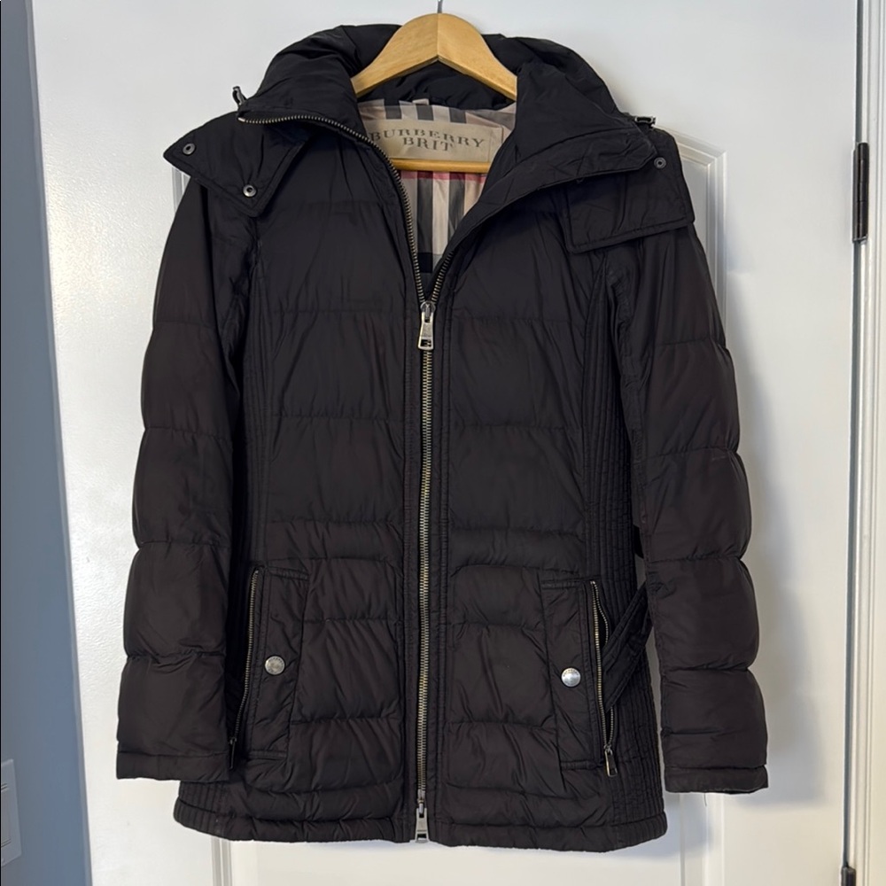 Burberry Dark Quilted Puffer Jacket